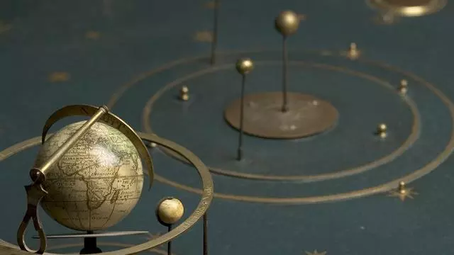 inv 35757 orrery by thomas wright c 1700  detail