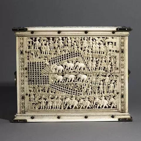 Ivory cabinet, back panel